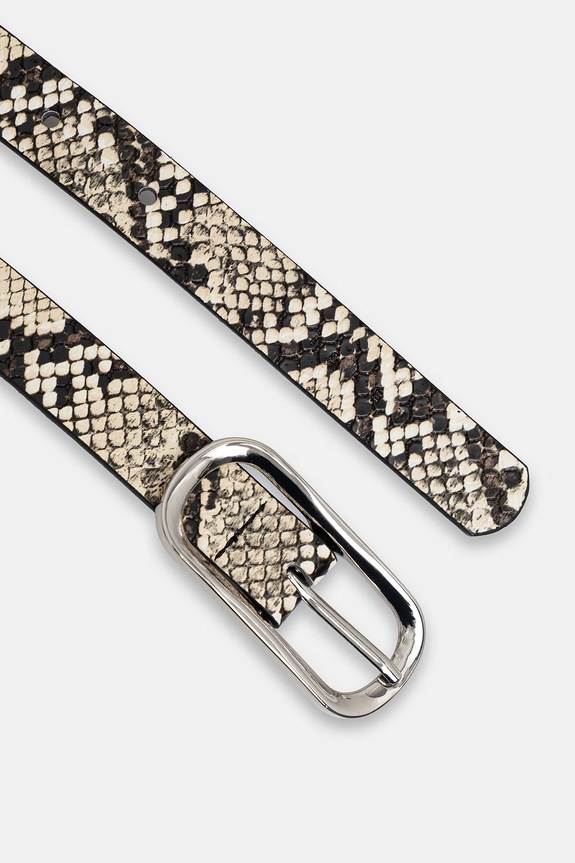 Sisley ζώνη γυναικεία από απομίμηση δέρματος 660SWL03O μπεζ SS26