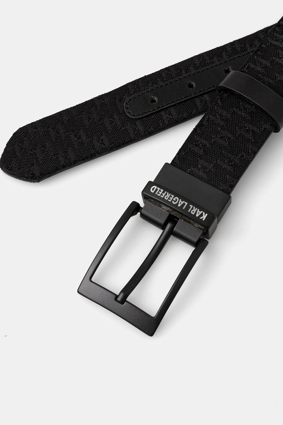 Obojstranný opasok Karl Lagerfeld 561115.805302 čierna SS26