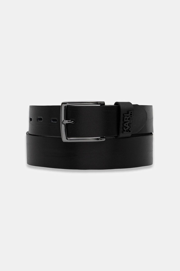 Кожен колан Karl Lagerfeld черен 561431.815300
