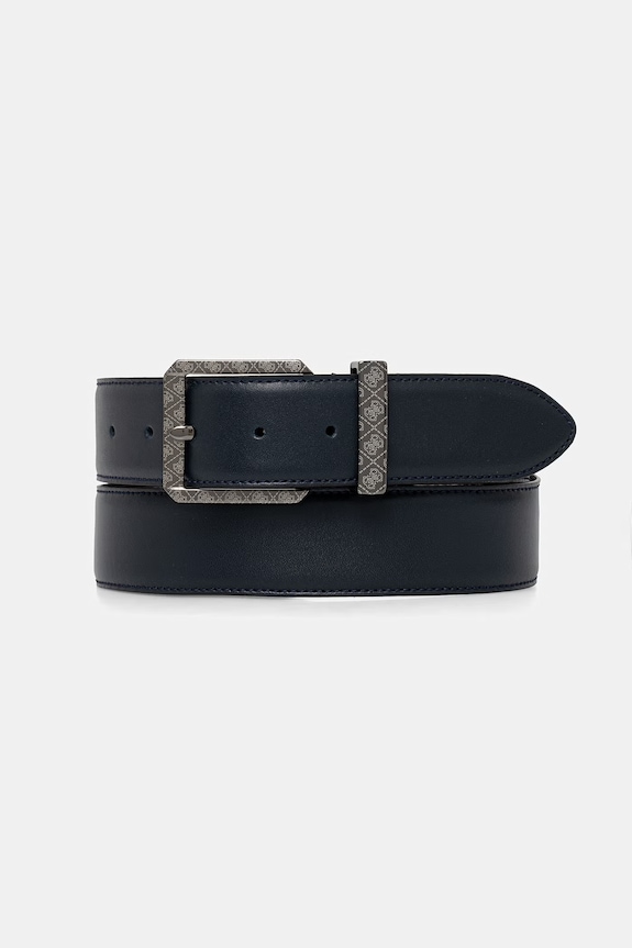 Guess pasek skórzany granatowy BM7848.P5440