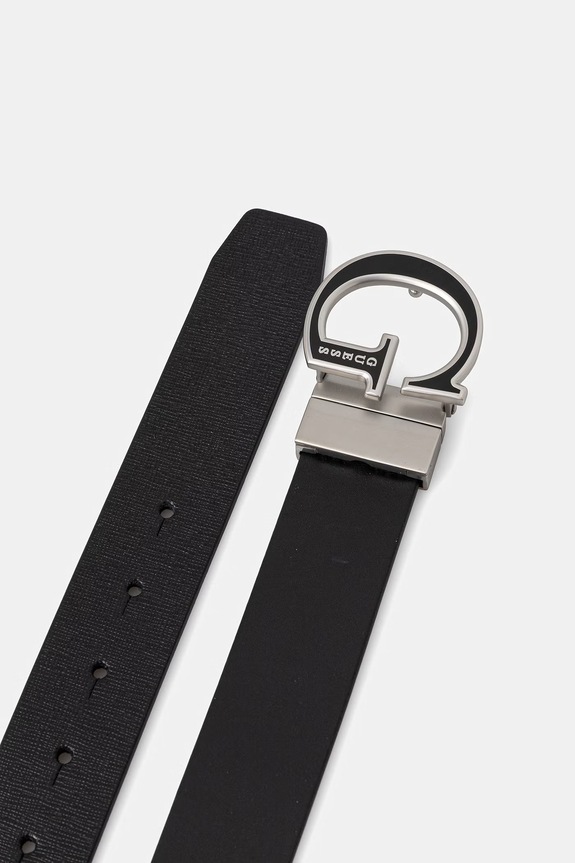 Dodatki Usnjen pas Guess BM7869.P6135 črna