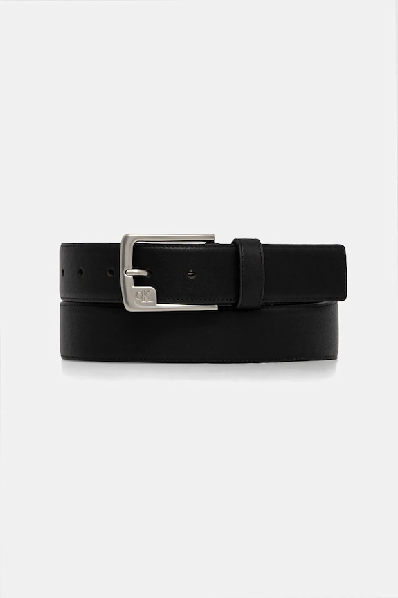Kožený pásek Calvin Klein Dárkový box černá LV04D7040G