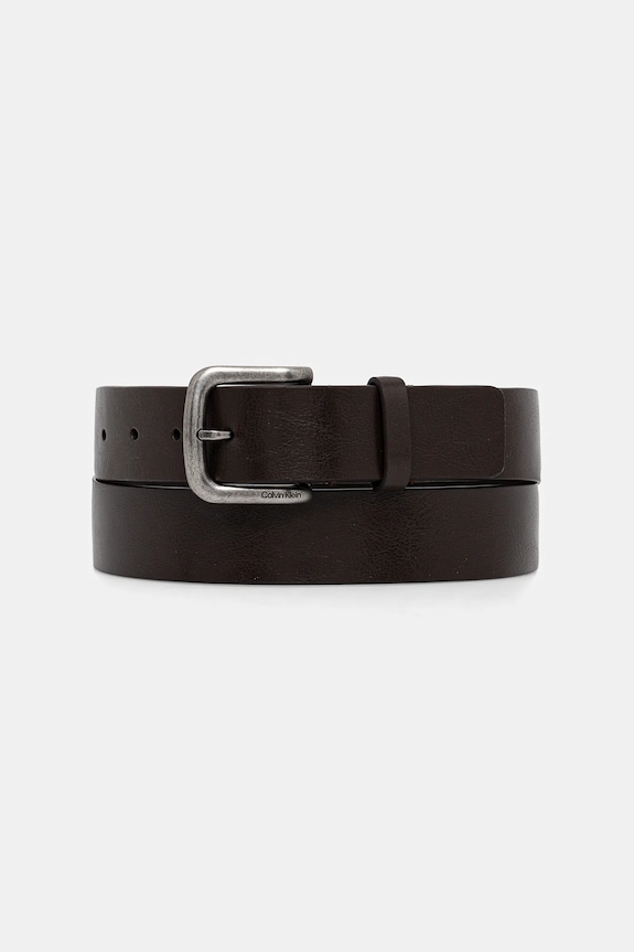 Δερμάτινη ζώνη Calvin Klein Συσκευασία Δώρου καφέ LV04D7041G