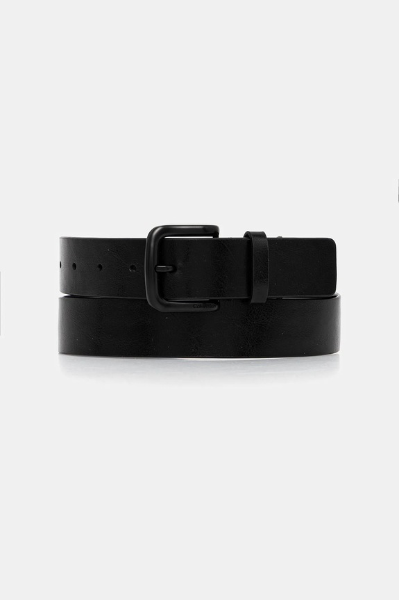 Δερμάτινη ζώνη Calvin Klein Συσκευασία Δώρου μαύρο LV04D7041G