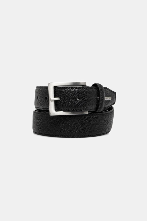 Kožený opasok Armani Exchange čierna XM002041.AF20649