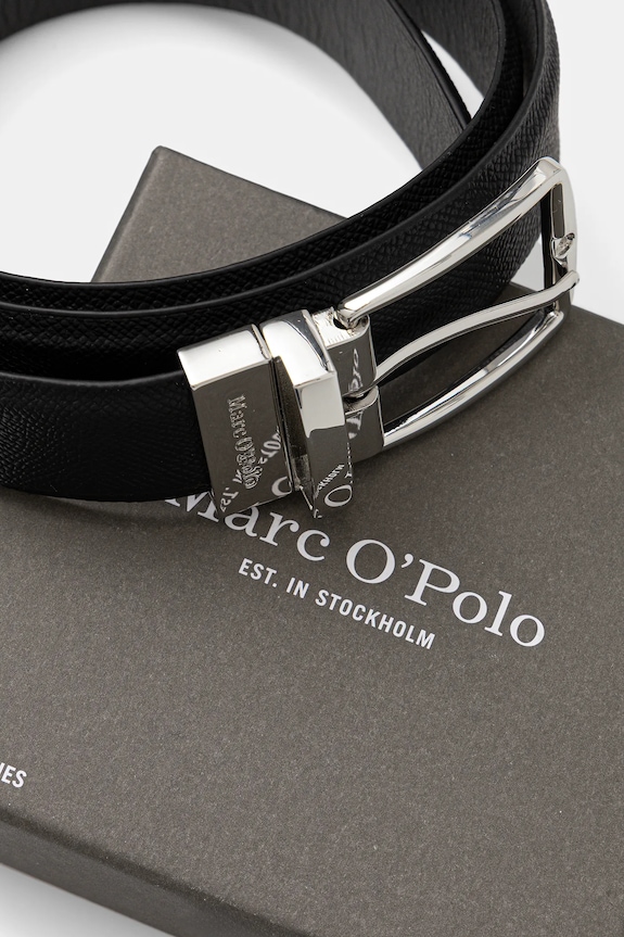 Accesorii Marc O'Polo curea cu două fețe 5000009120 negru