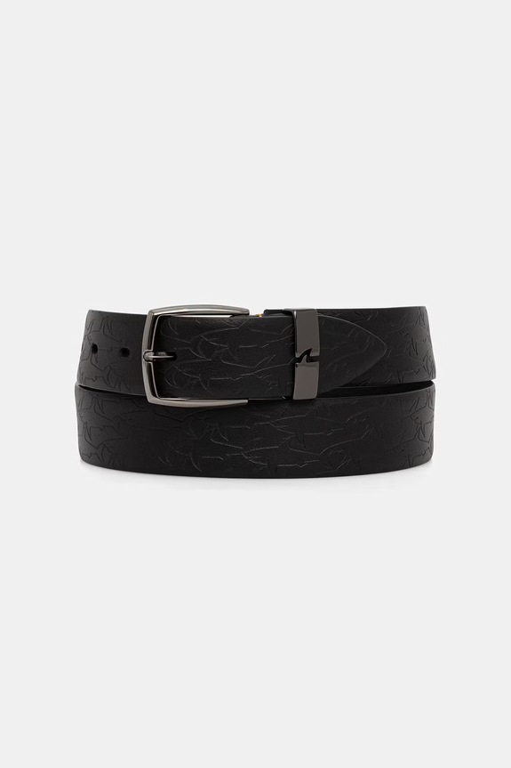 Paul&Shark cintura da uomo in pelle nero 26416011