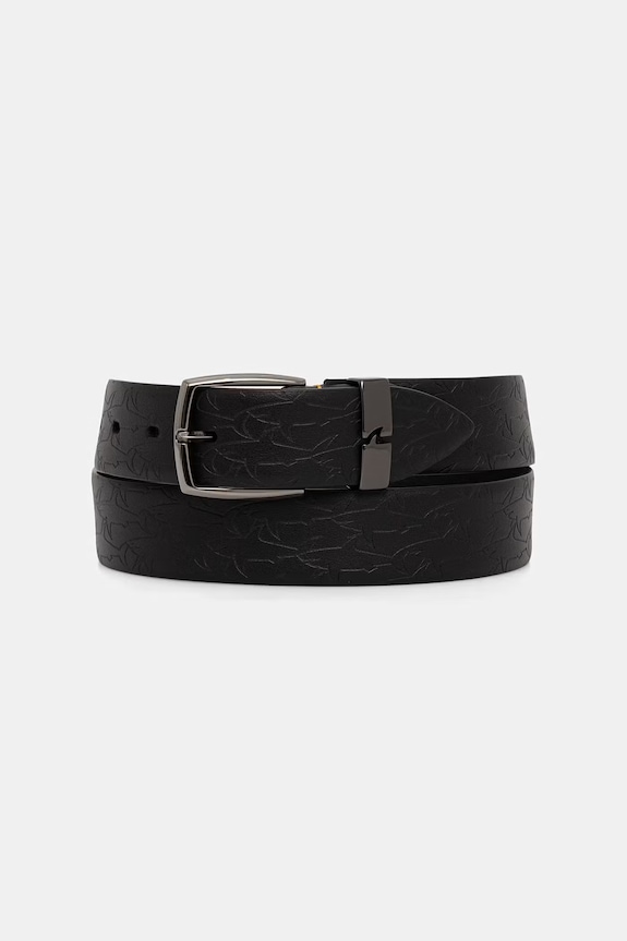 Paul&Shark cintura da uomo in pelle nero 26416011
