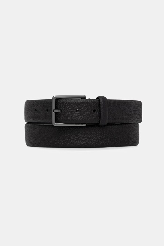 Calvin Klein pasek męski skórzany czarny LV04D7062G