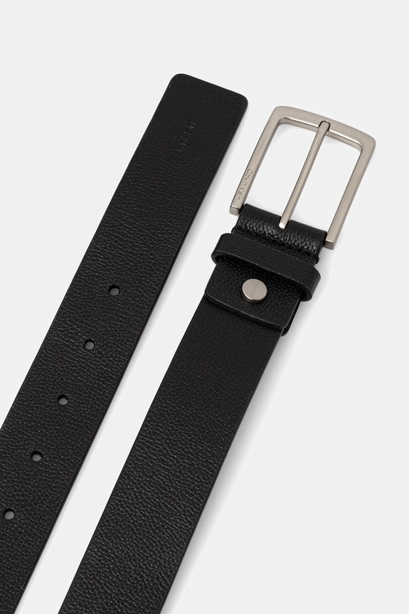 Calvin Klein pasek męski skórzany LV04D7067G czarny SS26