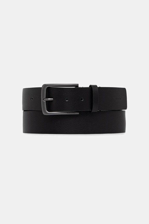 Calvin Klein pasek męski skórzany czarny LV04D7065G