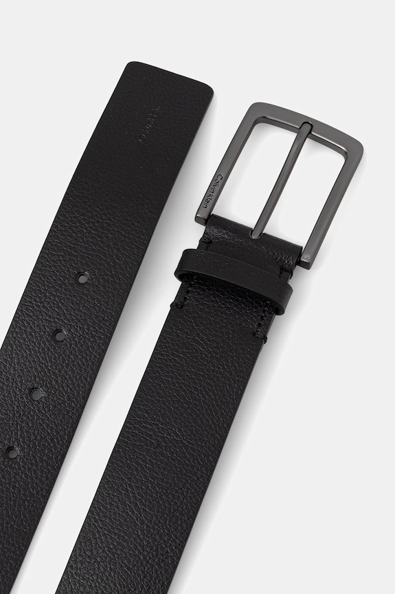 Calvin Klein pasek męski skórzany LV04D7065G czarny SS26