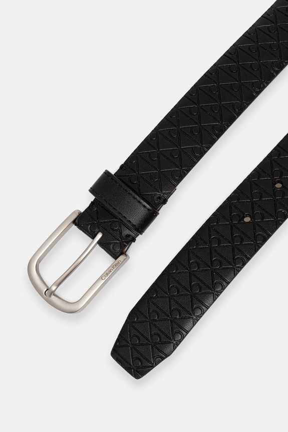 Calvin Klein opasok pánsky kožený LV04D7074G čierna SS26