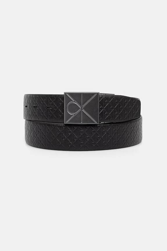 Calvin Klein ζώνη διπλής όψης ανδρική δερμάτινη μαύρο LV04D7083G