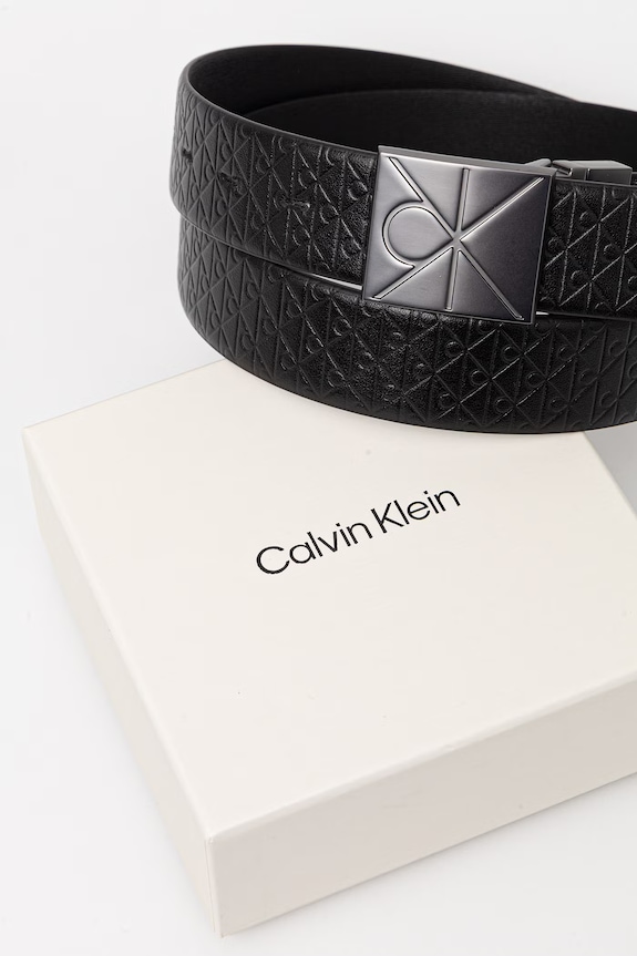 Αξεσουάρ Calvin Klein ζώνη διπλής όψης ανδρική δερμάτινη LV04D7083G μαύρο