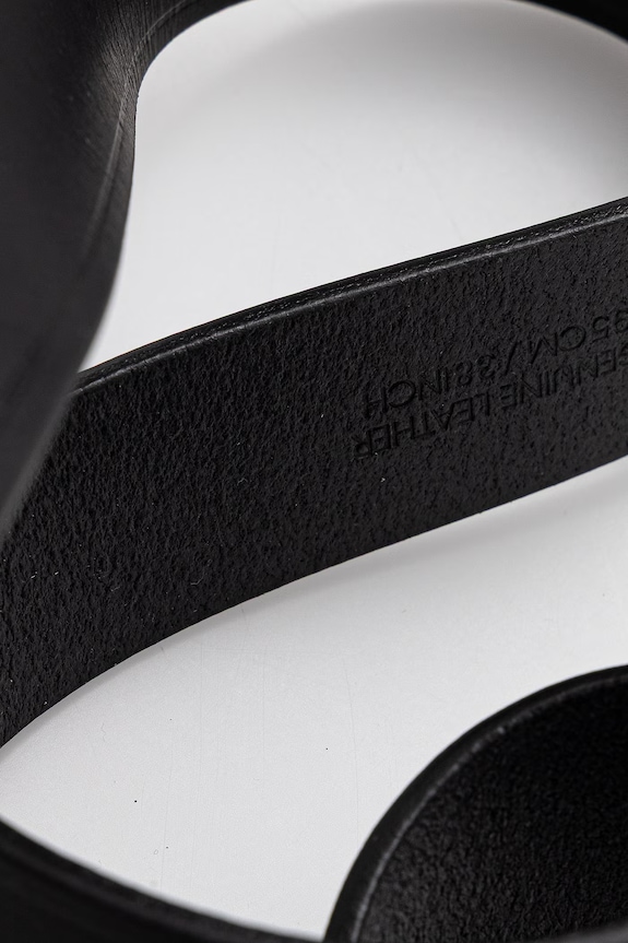 Calvin Klein pasek męski skórzany LV04D7087G czarny SS26