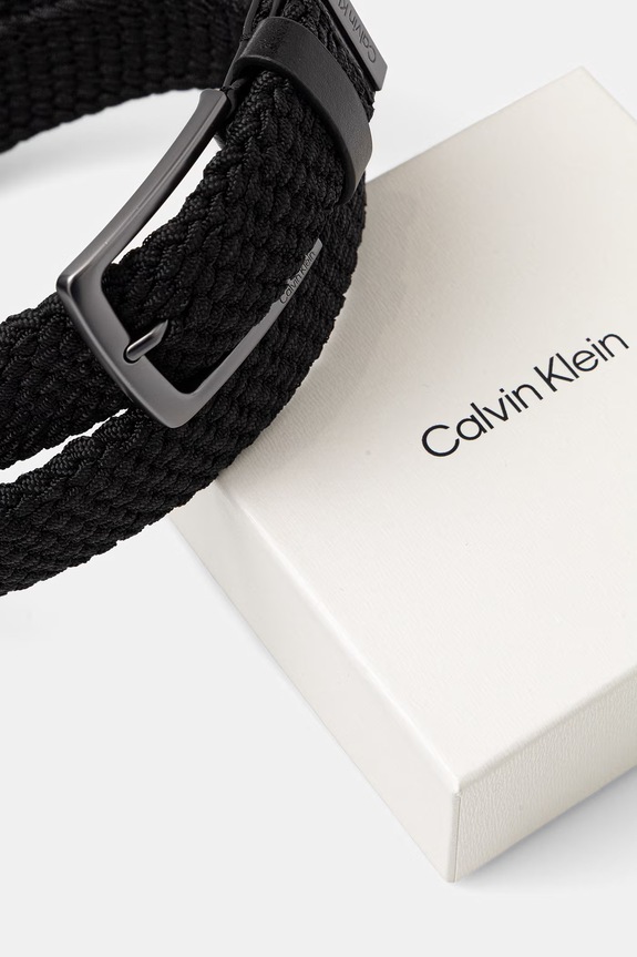 Akcesoria Calvin Klein pasek męski LV04D7088G czarny