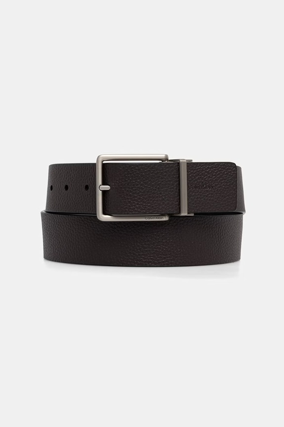 Calvin Klein pasek dwustronny męski skórzany LV04D7118G czarny SS26