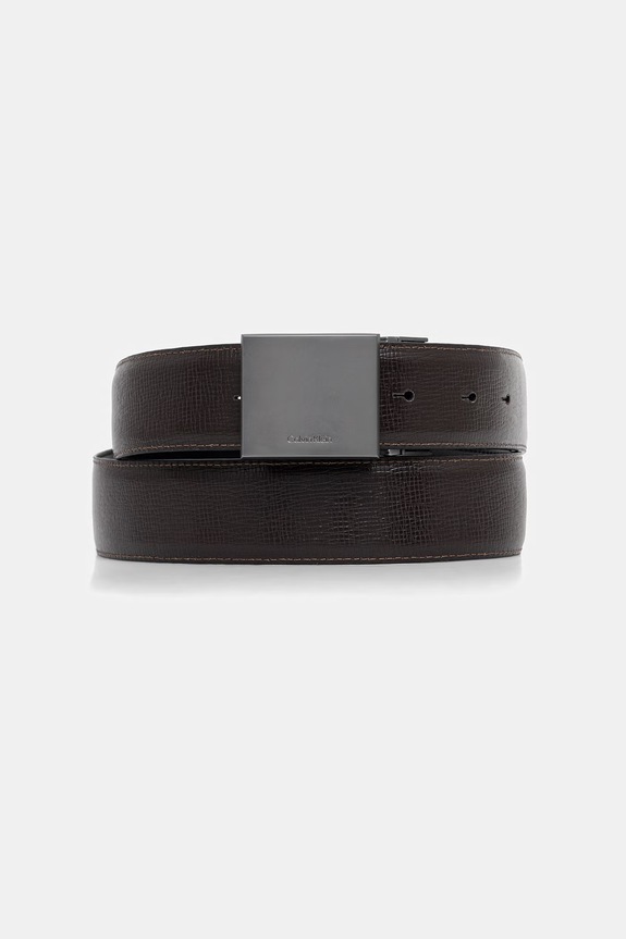 Calvin Klein pasek męski skórzany LV04D7119G czarny SS26