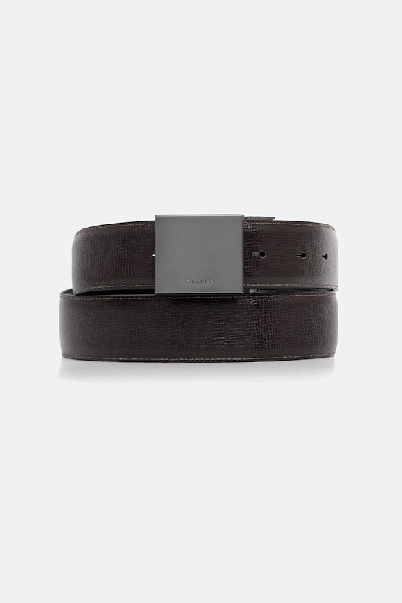 Calvin Klein pasek męski skórzany LV04D7119G czarny SS26