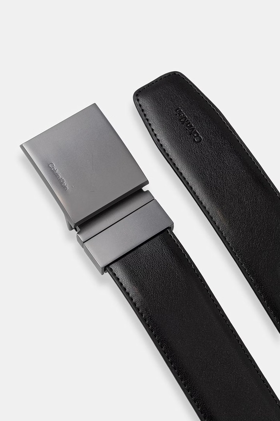 Akcesoria Calvin Klein pasek męski skórzany LV04D7119G czarny