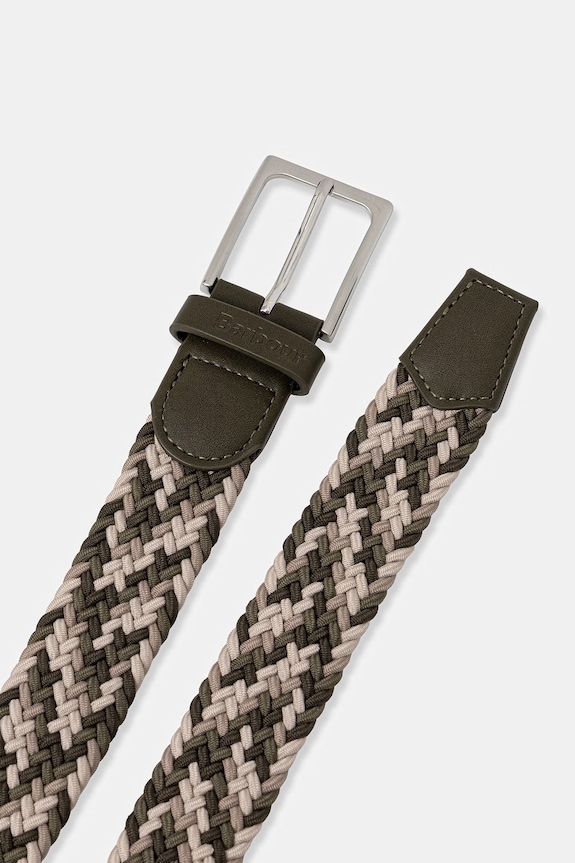Barbour curea împletită pentru bărbați Ford MAC0039 verde SS26