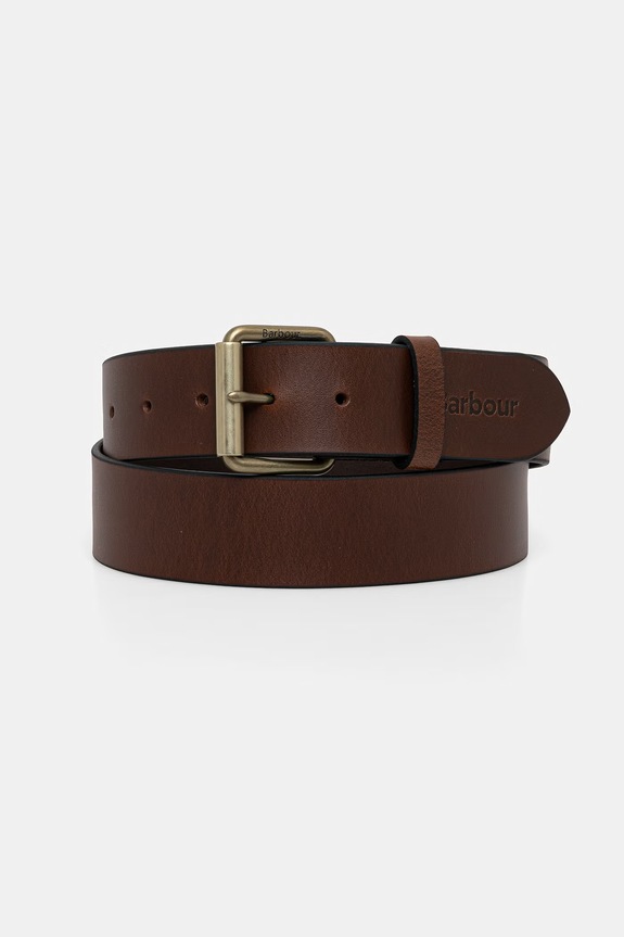 Barbour curea pentru bărbați, din piele maro MAC0351
