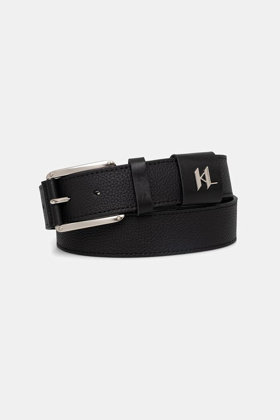 Кожаный ремень Karl Lagerfeld чёрный 562451.815300