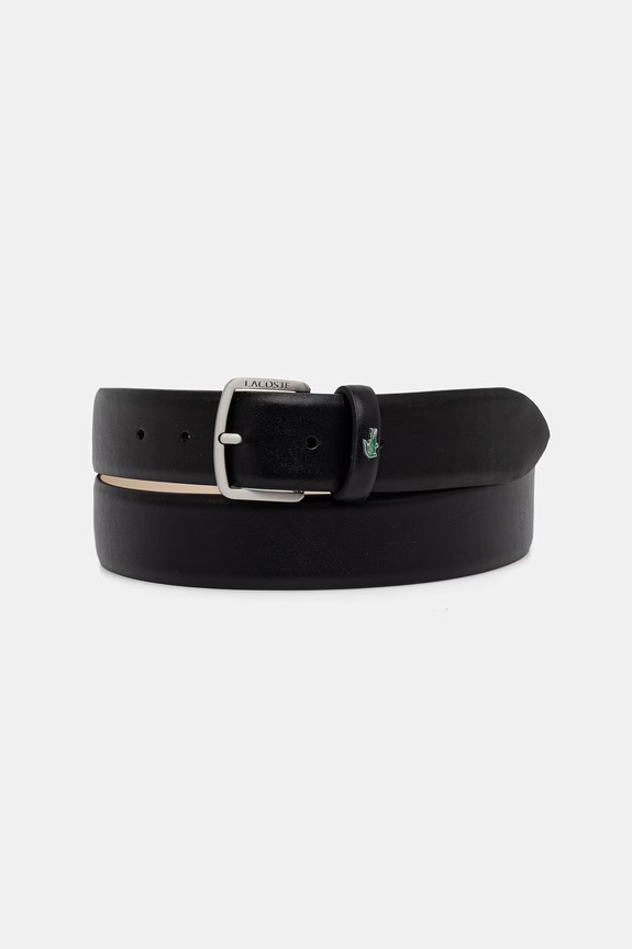 Lacoste pasek męski czarny RC4091