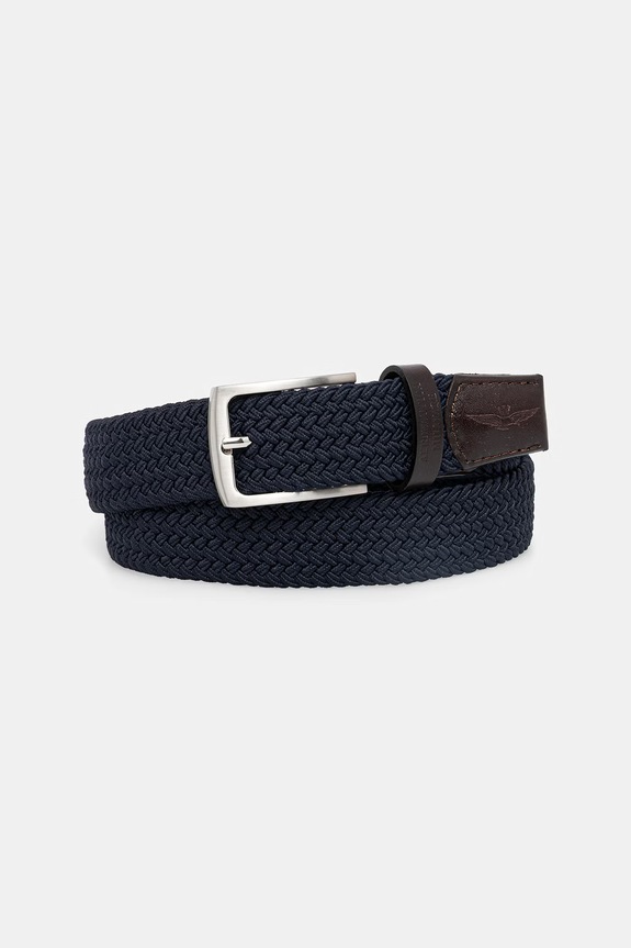 Aeronautica Militare cintura pelle fiore blu navy CI0307UCT03454