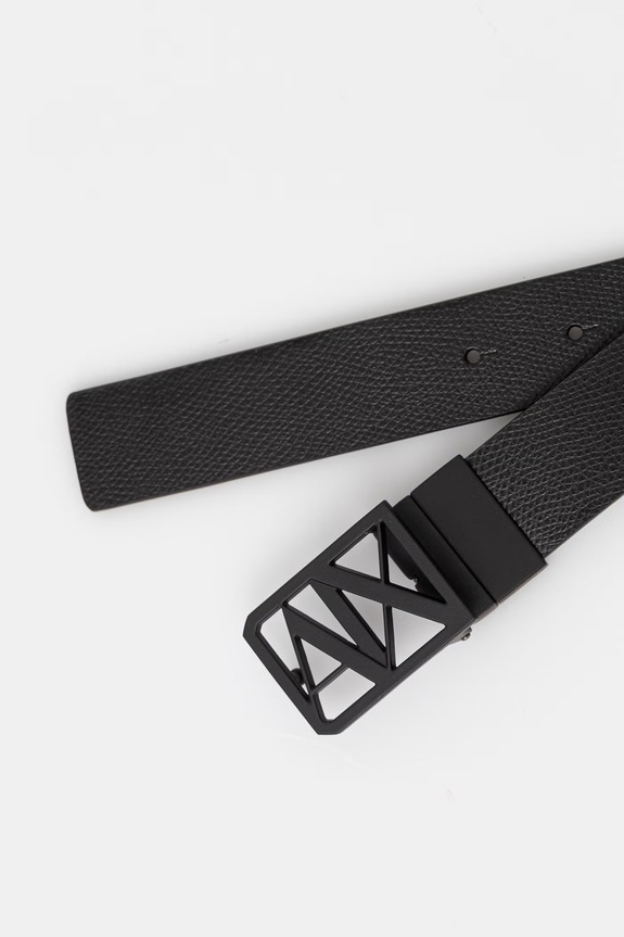 Armani Exchange pasek dwustronny męski XM002659.AF22849 czarny SS26