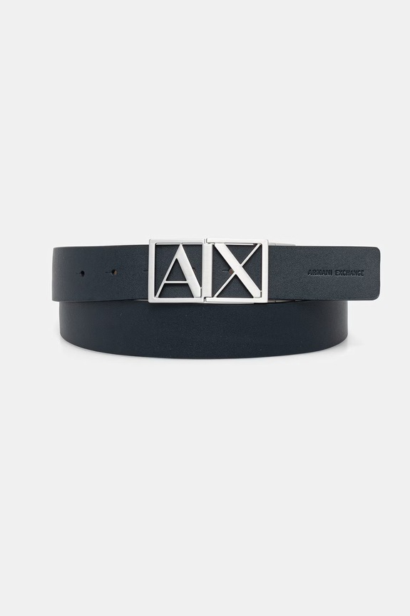 Armani Exchange dvostrani kožni remen za muškarce smeđa XM002664.AF22854