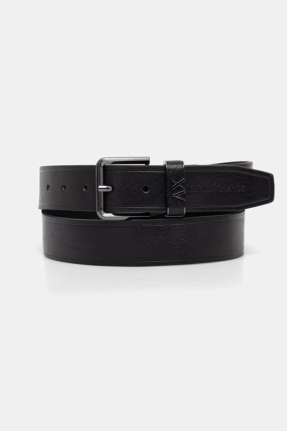 Armani Exchange remen za muškarce kožni crna XM002828.AF24901