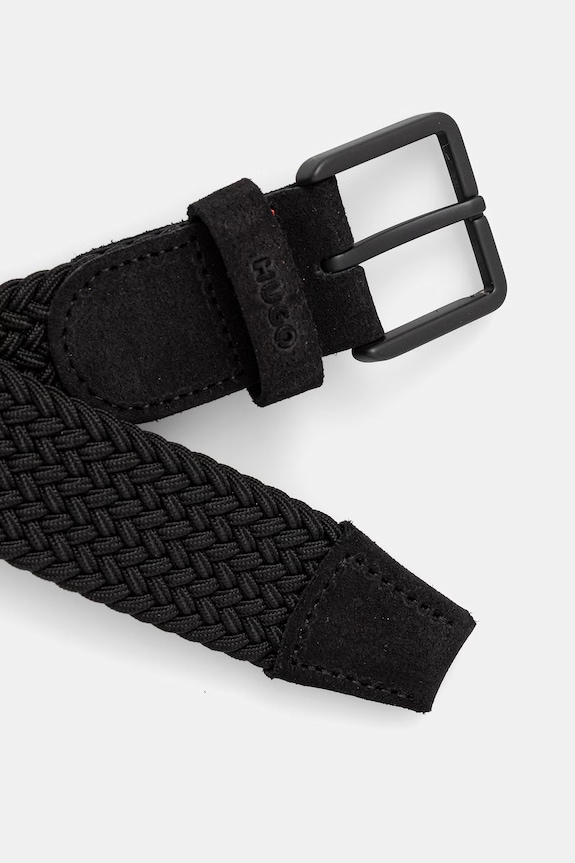 HUGO pasek parciany męski Gethin-WnE_Sz35 50563651 czarny SS26