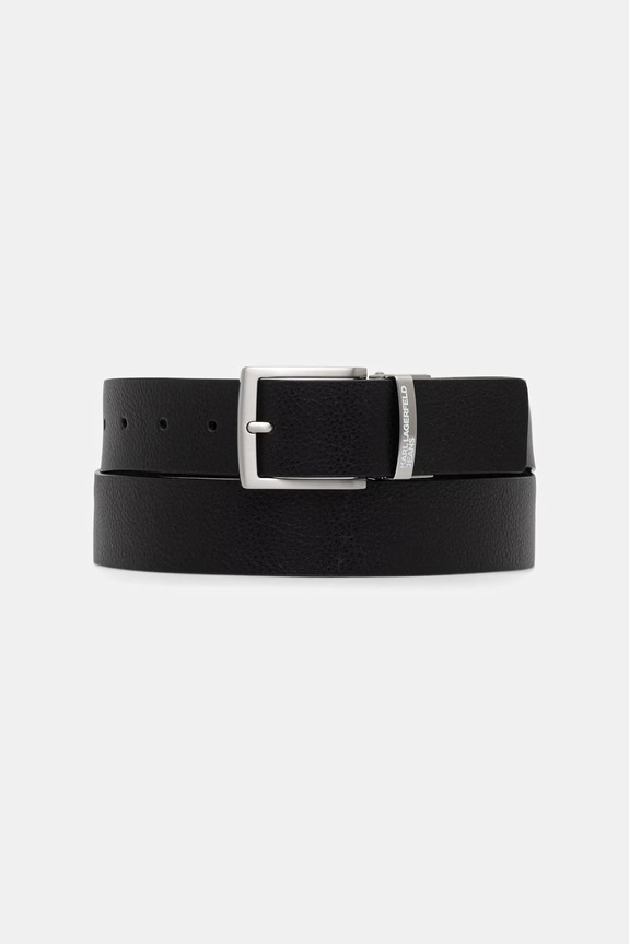 Karl Lagerfeld Jeans curea pentru bărbați de piele negru B2M33016