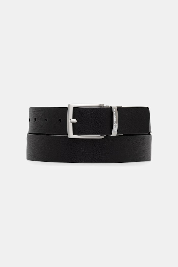 Karl Lagerfeld Jeans curea pentru bărbați de piele negru B2M33016