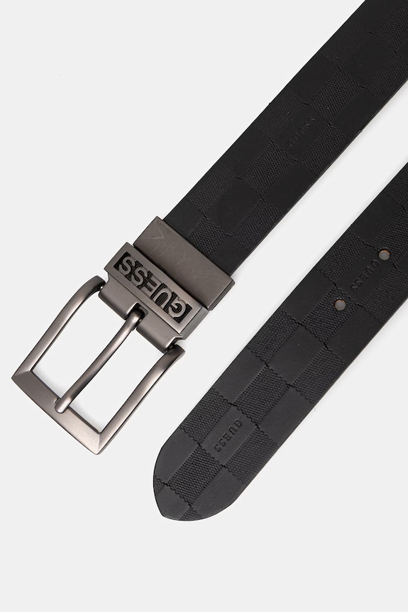Guess pasek dwustronny męski skórzany M6GZ06.L0046 czarny SS26