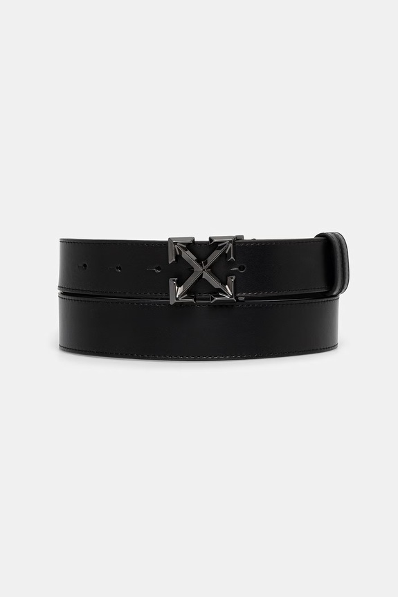 Off-White колан от кожа мъжки черен OMRB14GS26LEA003