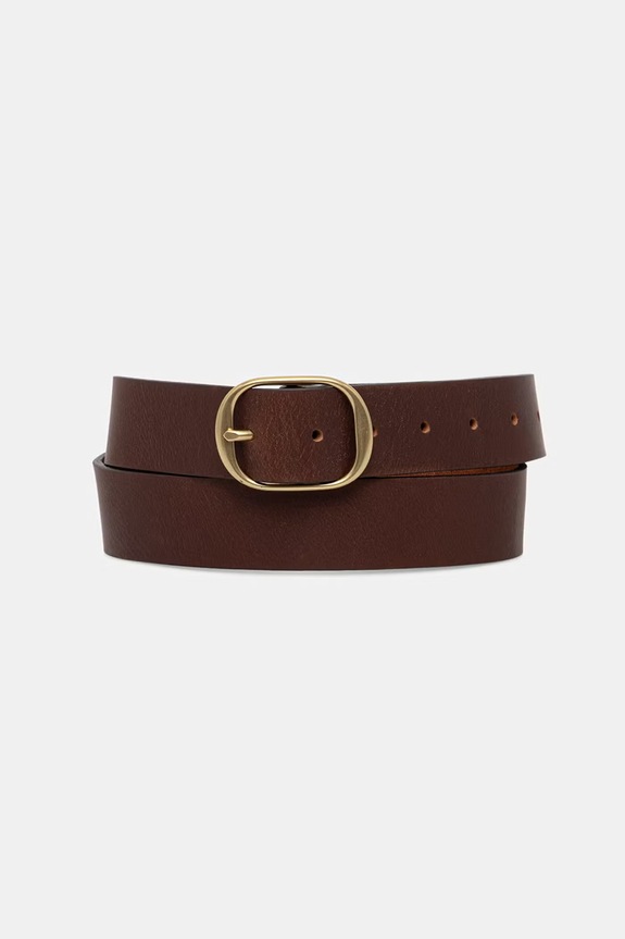 Levi's pasek skórzany MADISON brązowy 004CM