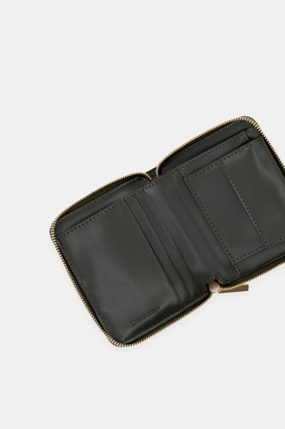 Akcesoria Calvin Klein portfel damski z imitacji skóry LV04F1120G zielony