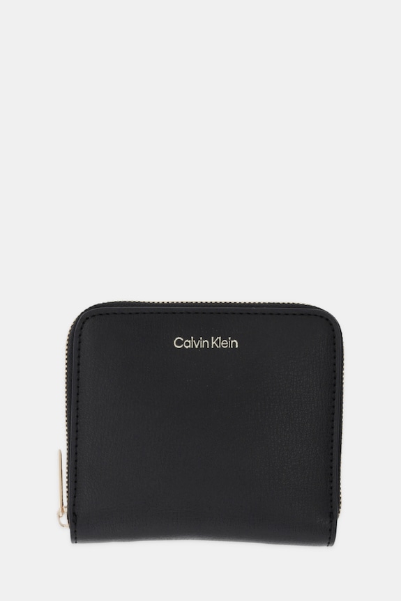 Calvin Klein portofel de femei cu imitație de piele imitatie de piele negru LV04F1120G