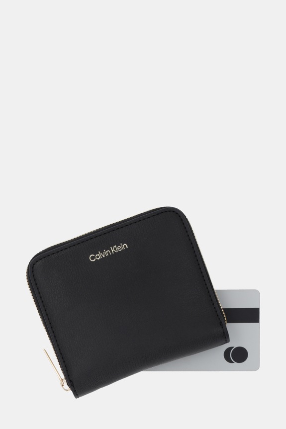 Calvin Klein portofel de femei cu imitație de piele negru LV04F1120G