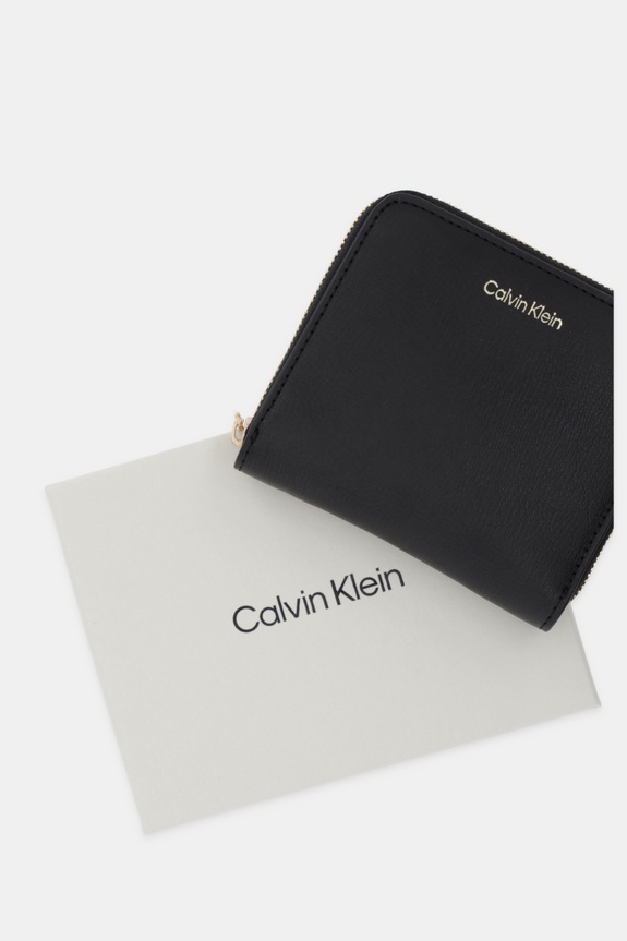 Calvin Klein portofel de femei cu imitație de piele LV04F1120G negru