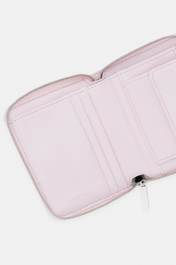 Akcesoria Calvin Klein portfel damski z imitacji skóry LV04F1121G różowy