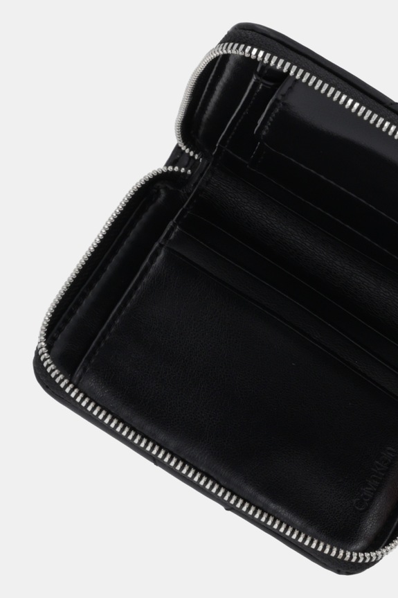 Accesorii Calvin Klein portofel de damă cu imitație de piele LV04F1121G negru