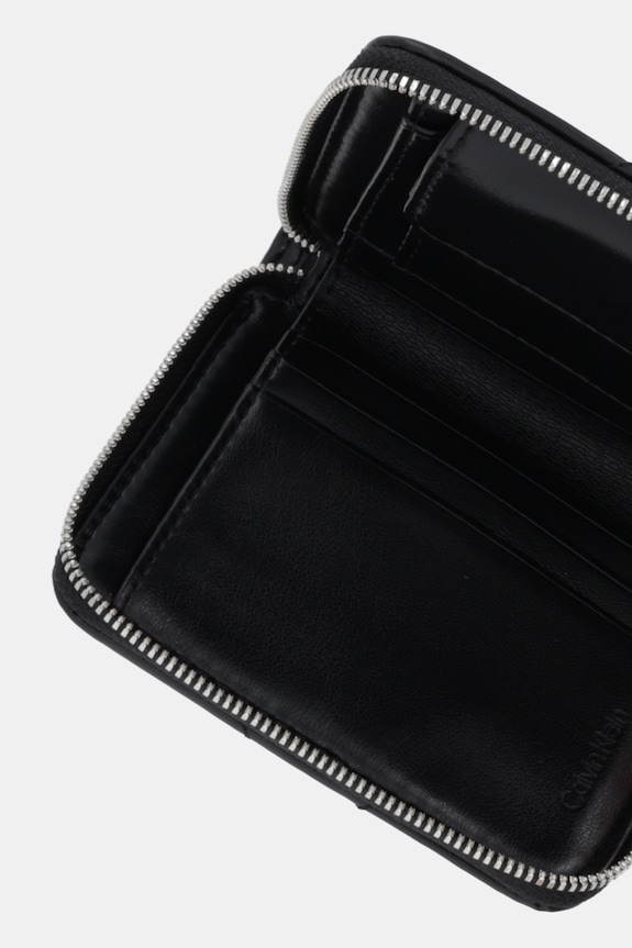 Accesorii Calvin Klein portofel de damă cu imitație de piele LV04F1121G negru