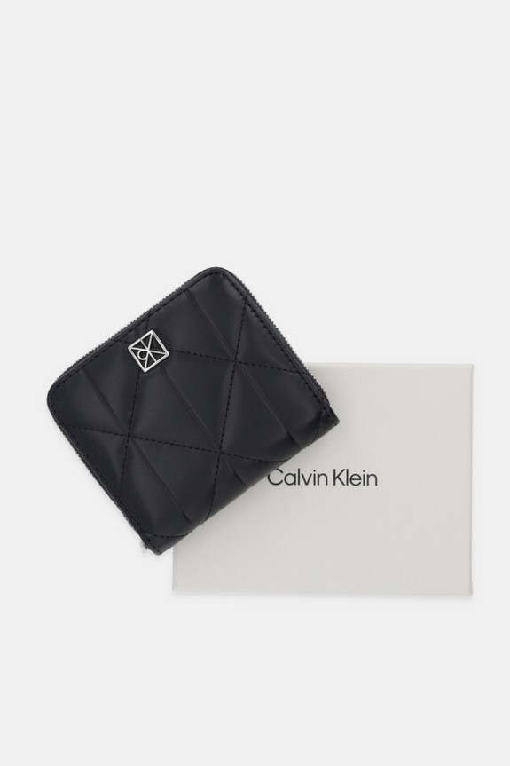 Calvin Klein portofel de damă cu imitație de piele LV04F1121G negru