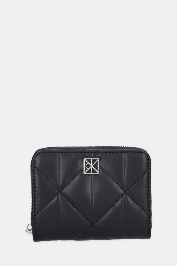 Calvin Klein portfel damski z imitacji skóry imitacja skóry licowej czarny LV04F1124G