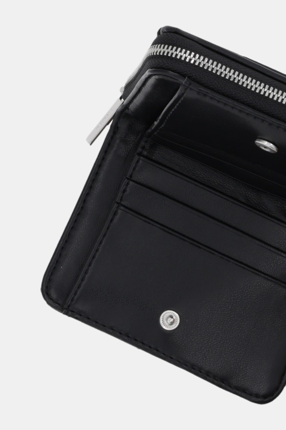 Akcesoria Calvin Klein portfel damski z imitacji skóry LV04F1124G czarny