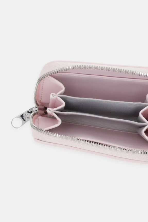 Akcesoria Calvin Klein portfel damski z imitacji skóry LV04F1154G różowy